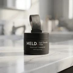 MELD compact on marble surface