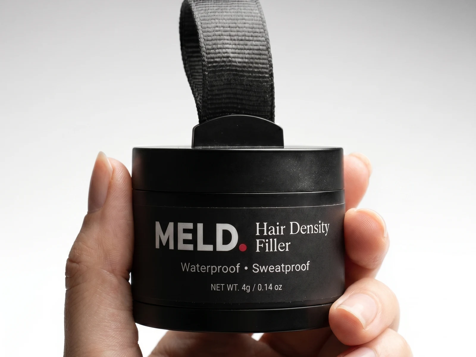 Part hair to expose the thinning area